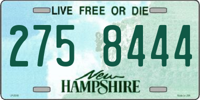 NH license plate 2758444