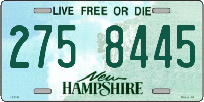 NH license plate 2758445