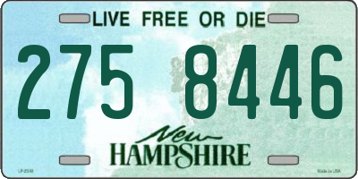 NH license plate 2758446