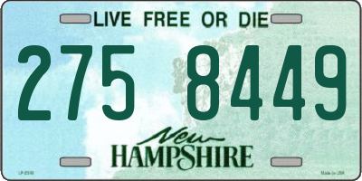 NH license plate 2758449