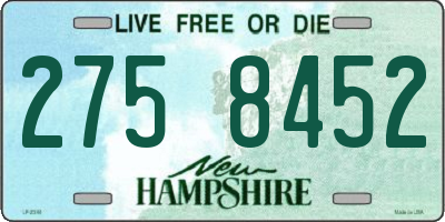 NH license plate 2758452