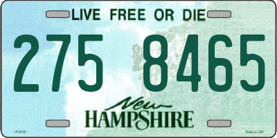 NH license plate 2758465
