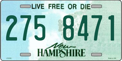 NH license plate 2758471