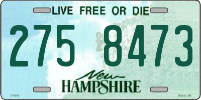 NH license plate 2758473