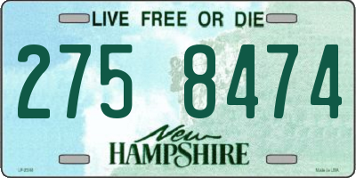NH license plate 2758474