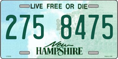 NH license plate 2758475