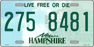 NH license plate 2758481