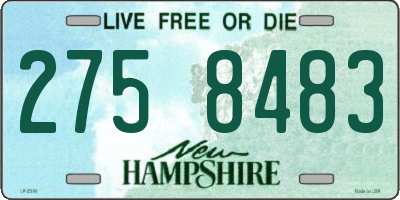 NH license plate 2758483