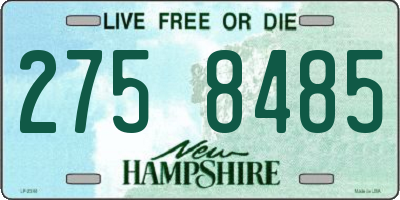 NH license plate 2758485