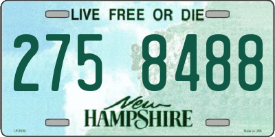 NH license plate 2758488
