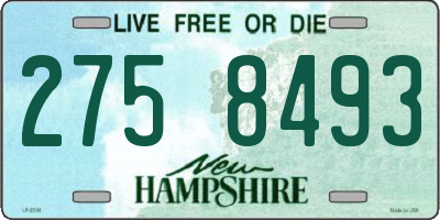 NH license plate 2758493