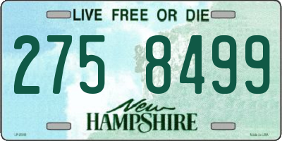 NH license plate 2758499
