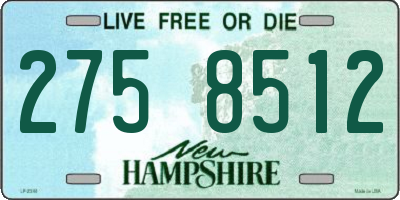 NH license plate 2758512