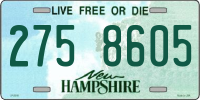 NH license plate 2758605