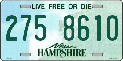 NH license plate 2758610
