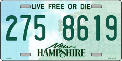 NH license plate 2758619