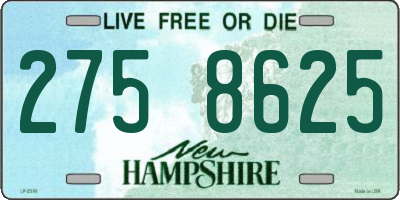 NH license plate 2758625