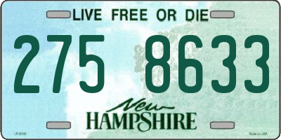 NH license plate 2758633