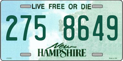NH license plate 2758649