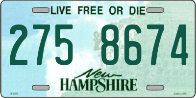 NH license plate 2758674