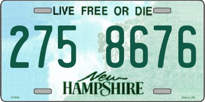 NH license plate 2758676
