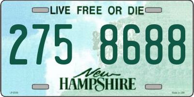 NH license plate 2758688