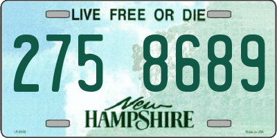 NH license plate 2758689