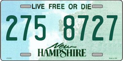 NH license plate 2758727
