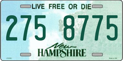 NH license plate 2758775
