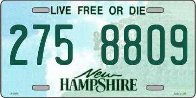 NH license plate 2758809