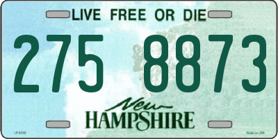 NH license plate 2758873