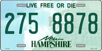 NH license plate 2758878