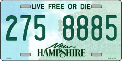 NH license plate 2758885
