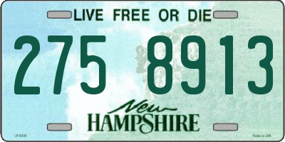 NH license plate 2758913