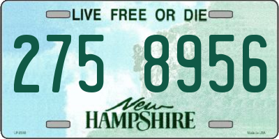 NH license plate 2758956