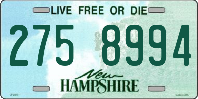 NH license plate 2758994