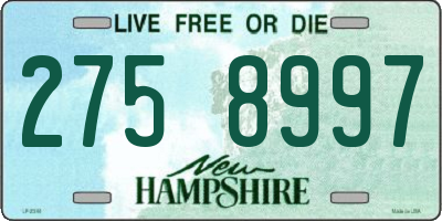 NH license plate 2758997