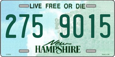 NH license plate 2759015
