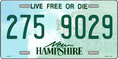 NH license plate 2759029