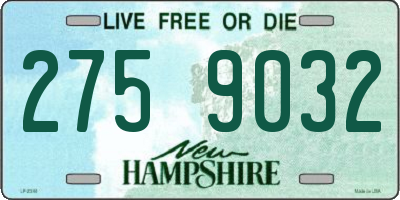 NH license plate 2759032