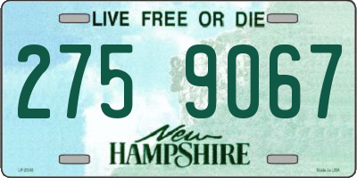 NH license plate 2759067