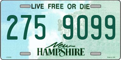 NH license plate 2759099