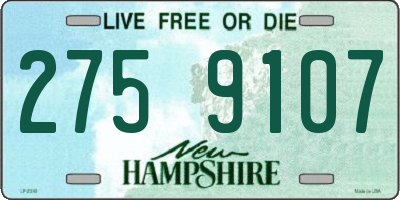 NH license plate 2759107