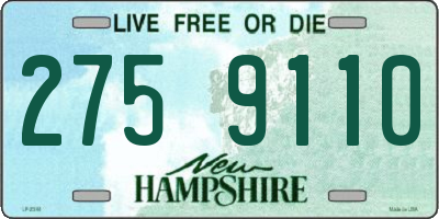 NH license plate 2759110