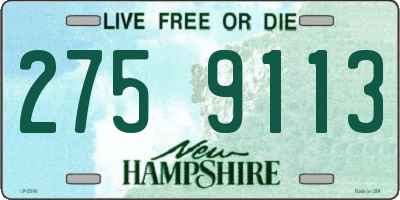 NH license plate 2759113