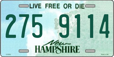 NH license plate 2759114