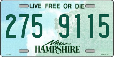 NH license plate 2759115