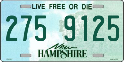 NH license plate 2759125