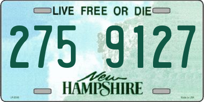 NH license plate 2759127