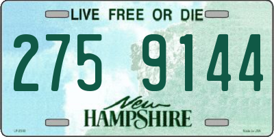 NH license plate 2759144